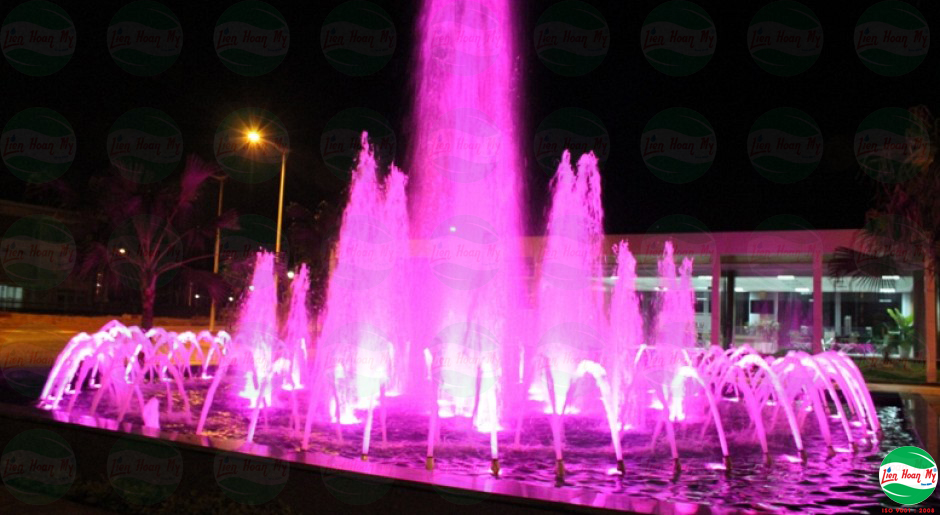 Phun nước nghệ thuật biệt thự Aroma Becamex